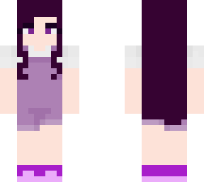 purple emo girl