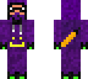 purple masked guy