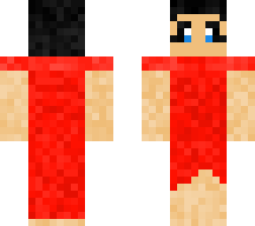 red dress