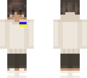 white hoodie boy (with ukraine flag)