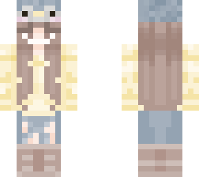 aesthetic penguin girl yellow for bruhuhuv (hannah mi amor)