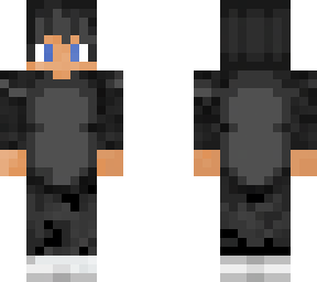 black hoodie (slim)