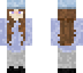 blue hoodie girl ~ chill