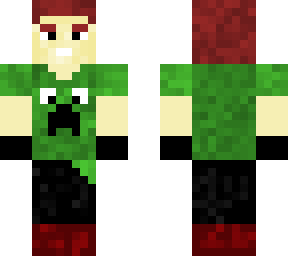 creeper shirt with gloves