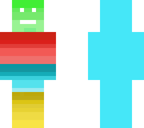 fading rainbow man