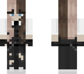 girl in suit/split hair