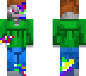 green wolf boy (glitched version)