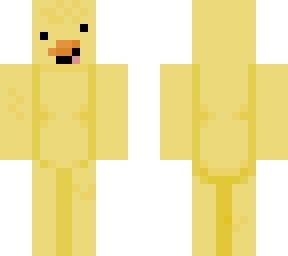 happy duck with leave on its head