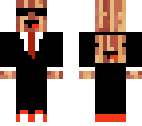 more drippy bacon in a suit