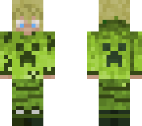 my current skin, creeper hoodie blonde