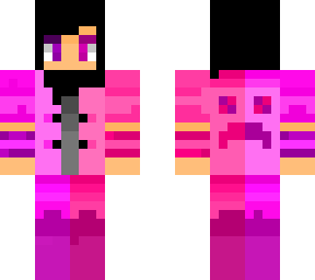 my skin (purple and pink gamer girl)