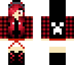 red creeper girl