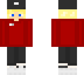 red sweatshirt boy
