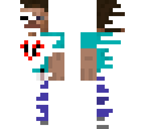 steve becoming white enderman
