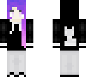 violet and a... cat?