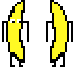 banana (4 pixels)