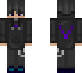 black and purple