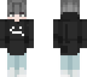 black hoodie
