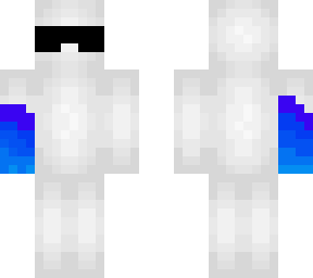 blue avatar with checker design