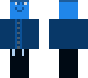 blue skin