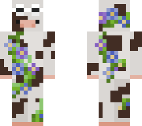 cow cow cow in flowers :3