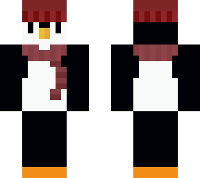 cute winter penguin