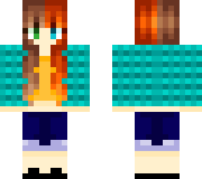 fall flannel girl