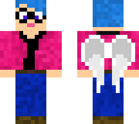 franthehorsegirl w/blue hair and wings