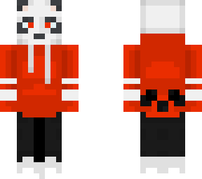 panda sudadera red