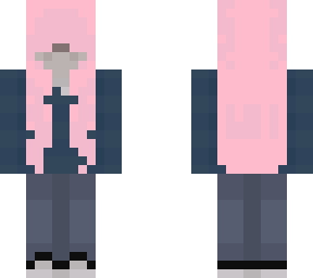 pink hair girl