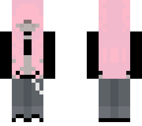 pink hair girl