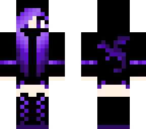 purple dragon girl
