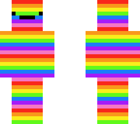 rainbow skin // videogamelover47