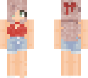 the girl with bow in hair
