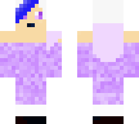 a purple dress