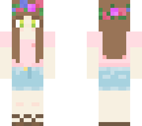 bi flag flower crown