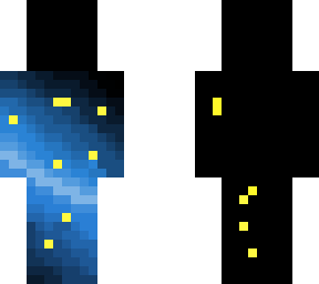 blue lightning in space