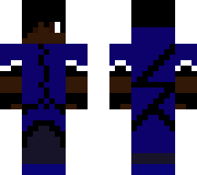 blue lightning mage fairy tail skin with blue gloves