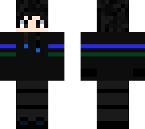 blue man