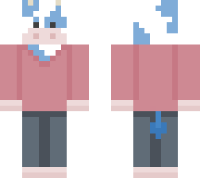 blueberry cow with hoodie and sweats