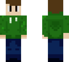 green hoodie