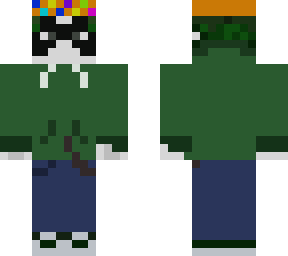 green panda