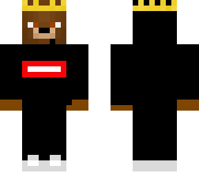 just a bear with a crown and head set