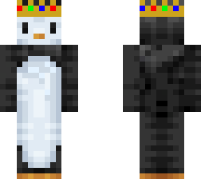 penguin with a cat hat