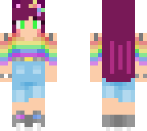 rainbow girl