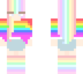 rainbow/pastel girl!