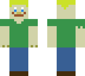 smiling boy (green)
