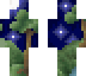 tree pixel art (night)