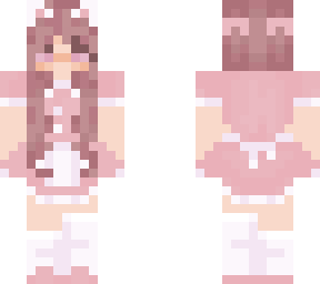 cat maid (peach)