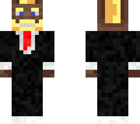 Hog Rider Java Minecraft Skin Gold Hog rider in Suit | Minecraft Skin